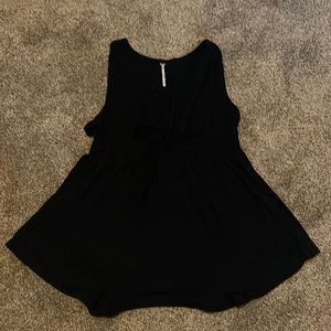 FREE PEOPLE Black Tank, Size L